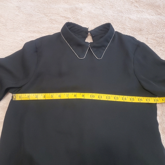 ANTHROPOLOGY Avec Les Filles Black Mini Dress - Picture 9 of 16